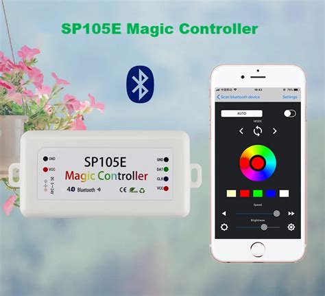 Sp E Led Magic Controller Smart App Sync Bluetooth Magic Color Rgb