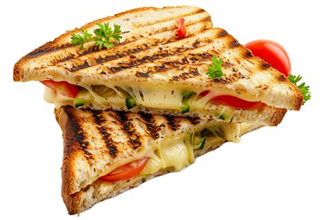 Ai Generated Grilled Cheese Sandwich With Melting Cheese Png 42654461 Png