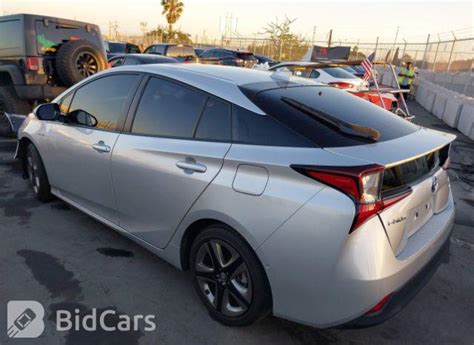 2019 Toyota Prius Limited JTDKARFU5K3091840 Bid History BidCars