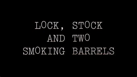 Lock Stock And Two Smoking Barrels 1998