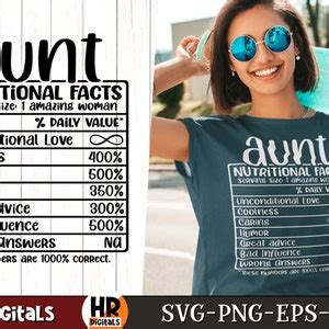 Nutritional Facts Svg Uncle Aunt Niece Nephew Baby Svg Bundle Funny