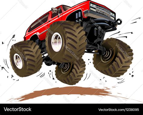 Cartoon Monster Truck Royalty Free Vector Image