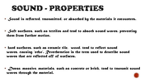 Sound - Acoustics & Psychoacoustics