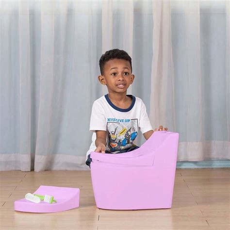 Baby Toilet Training Potty With Realistic Flushing Sound Removable