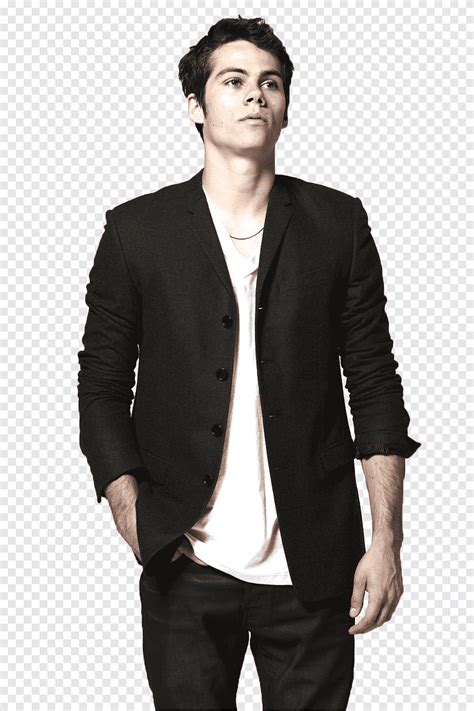 Dylan O Brien Man Wearing Black Button Up Blazer Png PNGEgg