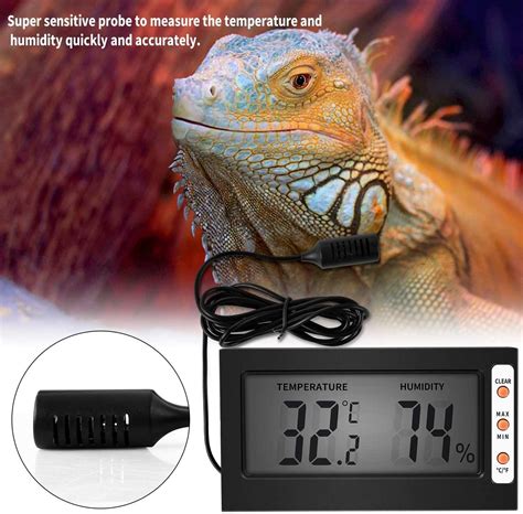 IPower Reptile Heat Mat Hygrometer Terrarium Heating Pad Digital