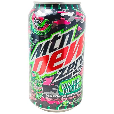 Mountain Dew Zero Sugar Major Melon - 355mL | Candy Funhouse