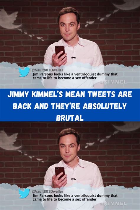 Jimmy Kimmels Mean Tweets Are Back And Theyre Absolutely Brutal