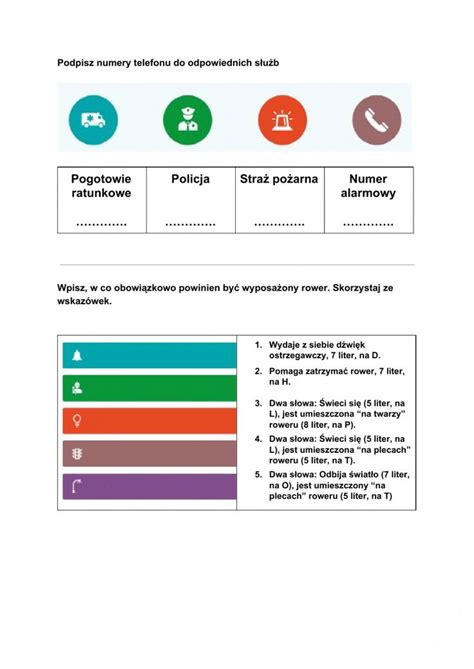 An Info Sheet With Several Different Types Of Information On The Page