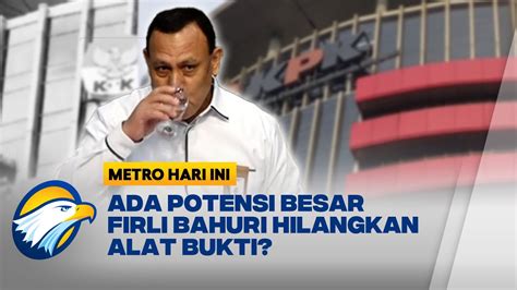 Firli Bahuri Dinilai Layak Ditahan Ada Potensi Hilangkan Barang Bukti