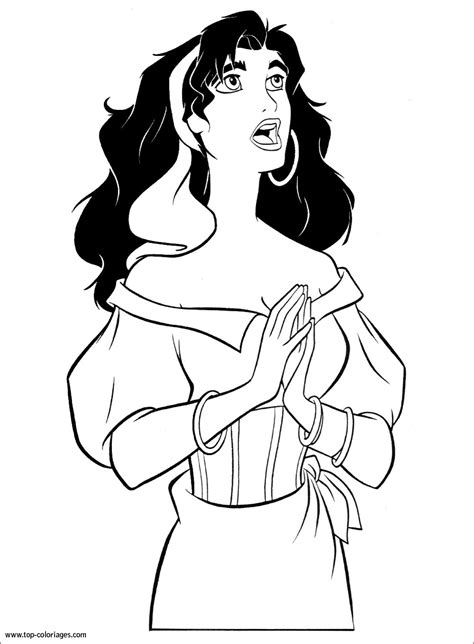 Coloriage Esmeralda