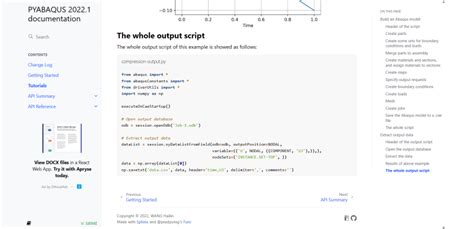 Accessing Abaqus Through Python Dassault Abaqus Fea Solver Eng Tips