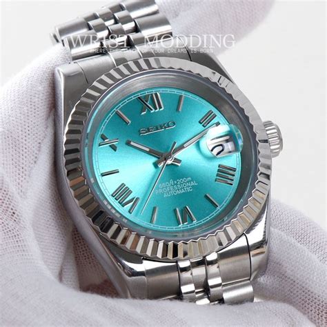 Seiko MOD Tiffany Rolex Datejust Homage