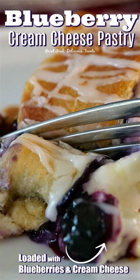 Blueberry Cream Cheese Pastry Great Grub Delicious Treats Cream