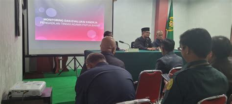 Monitoring Dan Evaluasi Kinerja Selasa 22 Agustus 2023 PTA Pabar News