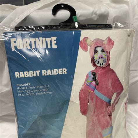 Fortnite Rabbit Raider Pink Bunny Costume Youth Lgxl Gem