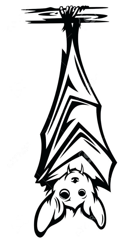 Hanging Bat Silhouette at GetDrawings | Free download