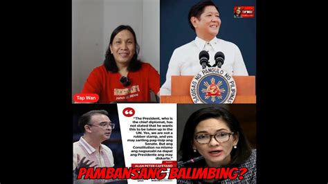 Aba Kumakampi Na Si Sen Alan Peter Cayetano Kay Pbbm Yun K Kaya