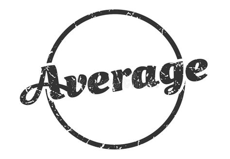 Average stamp stock vector. Illustration of grunge, average - 125003540