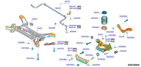 2024 Nissan Altima Suspension Control Arm (Rear, Upper) - 55120-6LB0A ...