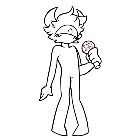How To Draw Ash From Fnf Vs Bob And Bosip Step By Step