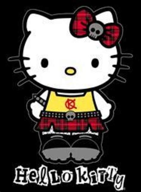 Punk Kitty Hello Kitty Cartoon Hello Kitty Pictures Hello Kitty