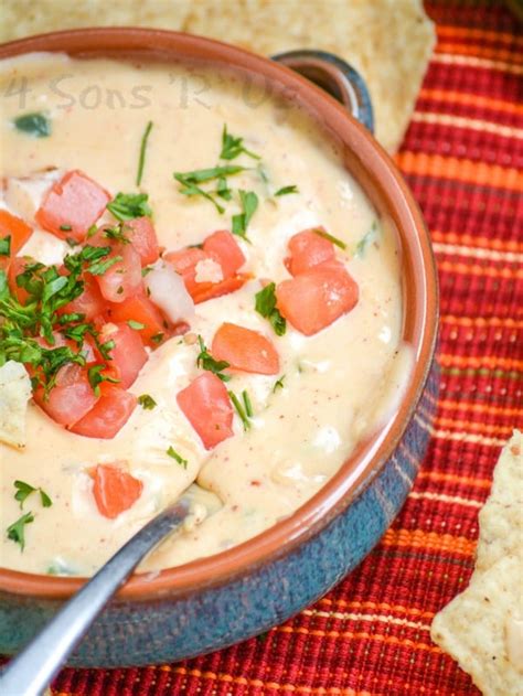 Restaurant Style White Queso Dip 4 Sons R Us