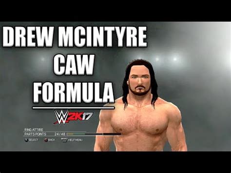 Wwe K Drew Mcintyre Caw Formula Xbox Ps Youtube