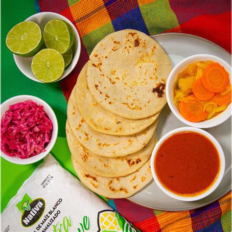 Pupusas Hechas Con Harina Nativa Molino Harinero Sula