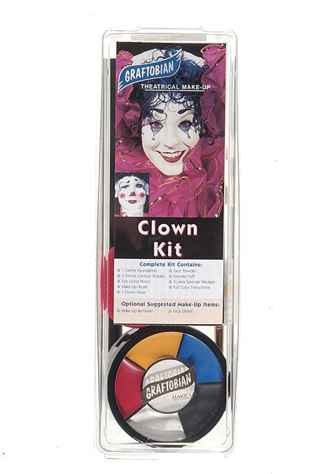 Graftobian Deluxe Clown Face Makeup Kit