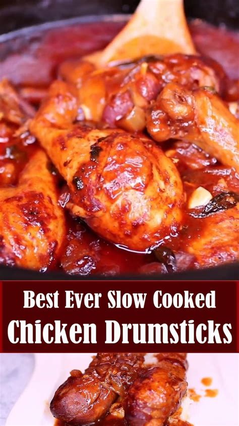 Best Ever Slow Cooked Chicken Drumsticks With Video Video Recipe