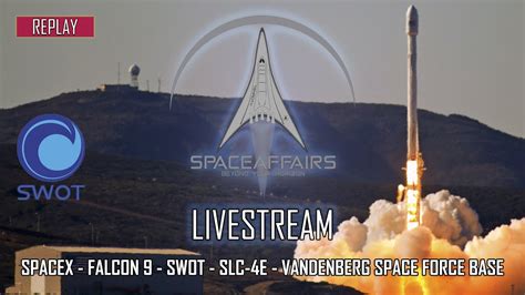 Spacex Falcon 9 Swot Slc 4e Vandenberg Space Force Base