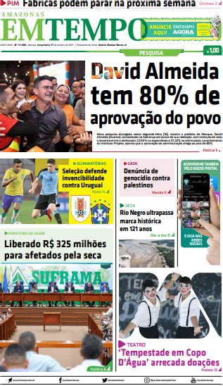 Jornal Em Tempo Terça Feira 17 De Outubro De 2023 Portal Em Tempo