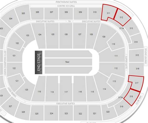 Rogers Arena Concert Seating Chart And Interactive Map