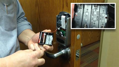 Changing Battery In Keyless Door Lock