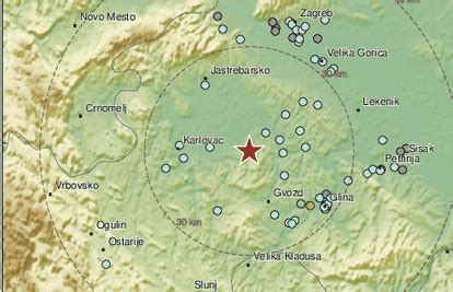 Novi Potres Od Richtera Epicentar Je Bio Kod Gline Sata