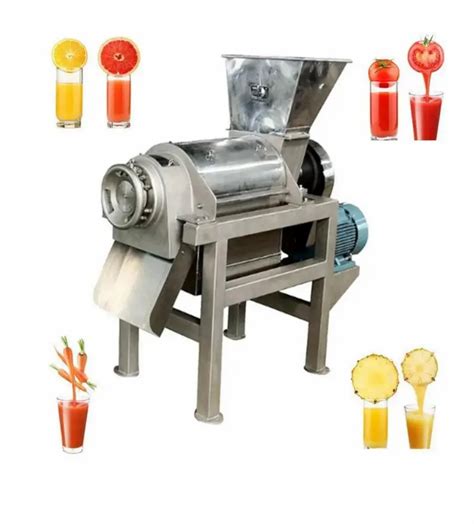 Single Automatic Fruit Tomato Ginger Vegetable Juice Extractor Pulper