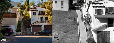 Vendome St 2015 Vs 1932 Music Box Steps Laurel And Hardy Rlosangeles