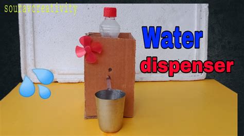 How To Make Water Dispenser Machine With Cardboard 8th Class Science