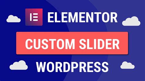 How To Make A Custom Slider Using Elementor For FREE Slide Any