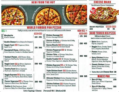 Pizza Hut Menu And Prices 2024 Specials Abbie Shanda