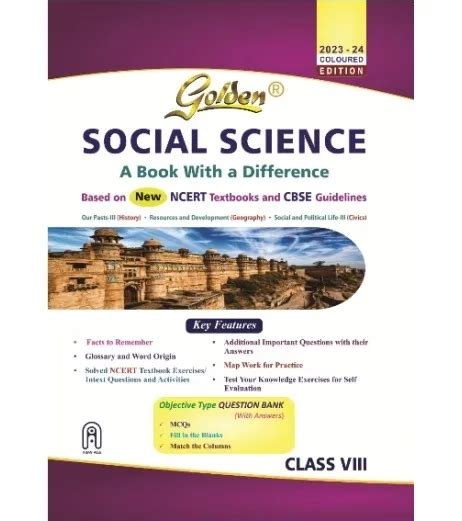 Golden Social Science With Sample Papers A Book With A Difference For