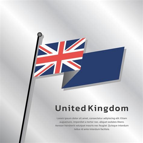 Illustration Of United Kingdom Flag Template 13257637 Vector Art At