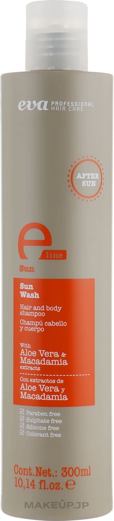 Eva Professional E Line Sun Wash Hair And Body Shampoo Sun Protection