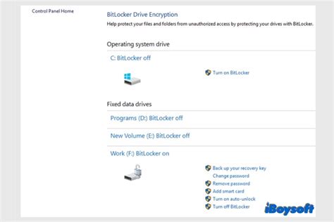 Best Ways To Turn Off Bitlocker Or Disable Bitlocker In Windows