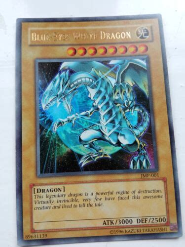 Yu Gi Oh Blue Eyes White Dragon JMP 001 SHONEN JUMP PROMO EBay