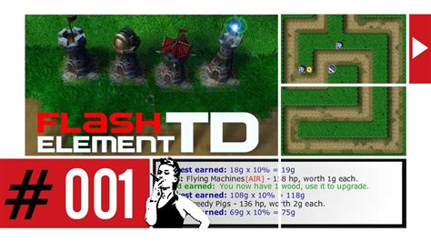 Flash Element Td ᴴᴰ 001 Verbrannte Croissants Lets Play Flash Element