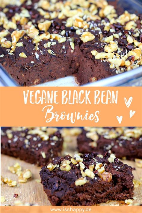 Schwarze Bohnen Brownies Super Saftig Vegan Zuckerfrei Rezept In