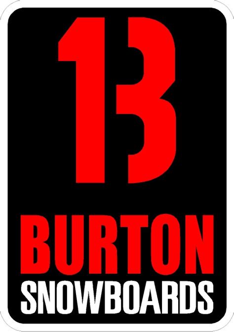 Burton Snowboards Decal - DecalMonster.com