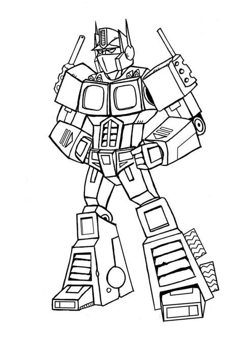 Dibujos Para Colorear Optimus Prime 120 Dibujos Para Colorear